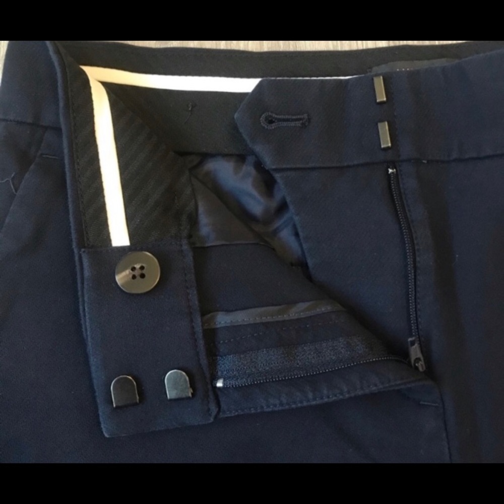 Navy blue size 2 Ann Taylor devin fit pants - Picture 3 of 5